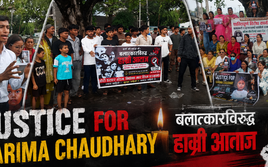 बालिका गरिमा चौधरीको ह’त्याविरुद्ध कञ्चनपुरमा निरन्तर प्रदर्शन, दोषीलाई फाँसीको माग