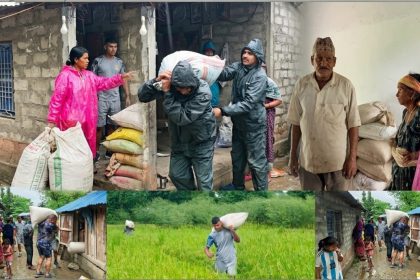 जोगबुडा नदीको बाढीको जोखिम बढेपछि पटराखल्लाका स्थानीय सुरक्षित स्थानमा सारिए